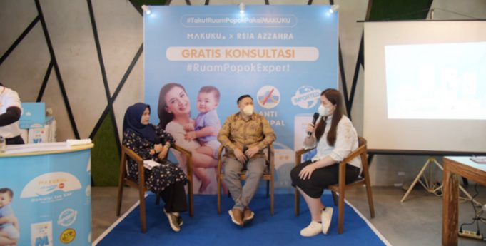 Atasi Ruam Popok, MAKUKU Berkolaborasi dengan RSIA Azzahra Palembang Buka Konsultasi Gratis