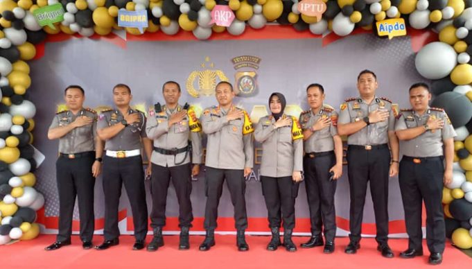 83 Anggota Polrestabes Palembang Naik Pangkat