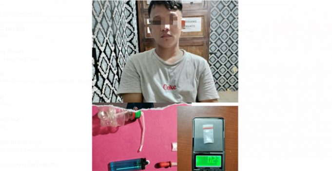 Ketahuan Konsumsi Sabu di Dalam Pos Linmas, Seorang Pria di PALI Diamankan Polisi
