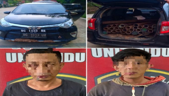 Dua Pencuri Pipa Milik Pertamina Diamankan Polisi