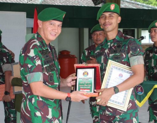 Dandim 0402/OKI Pimpin Acara Korp Raport Pelepasan Pindah Satuan Prajurit