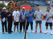 Tim Tenis Kodim 0402/OKI Sparring Partner Bersama Polygon Permai Palembang