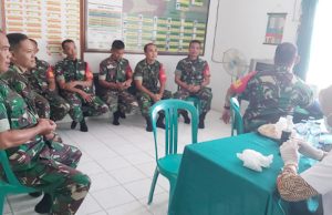 Perhatikan Kesehatan Anggota, Jajaran Kodim 0402/OKI-OI Cek Kesehatan Massal di Puskesmas