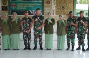 Dandim 0402/OKI Pimpin Langsung Sertijab PAMA dan Pelepasan Personel Pindah Satuan