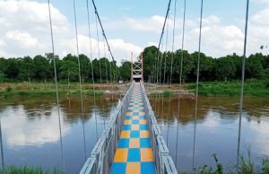 Jembatan Gantung Instagramable, Topang Ekonomi dan Pariwisata Desa Sugih Waras