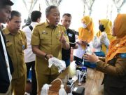 Satgas Pangan OKI Pantau Stok Kebutuhan Pokok di Pasar Tradisional