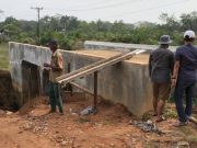 Jembatan Blok D Margo Bhakti Amblas, Pemkab OKI Segera Fungsikan Jembatan Permanen