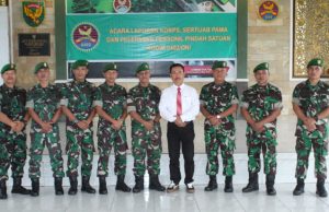 Kasdim 0402/OKI Pimpin Acara Sertijab PAMA dan Pelepasan Personel Pindah Satuan