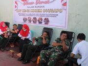 Kodim 0402/OKI Gelar Bakti Sosial Donor Darah