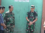 Dandim 0402/OKI Sambangi Anggota yang Terkena Musibah Kebakaran
