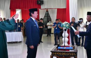 Bupati Iskandar Lantik Asmar Wijaya Jadi Sekda OKI