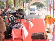 Sekda Muara Enim Yulius : optimis Paskibraka Kabupaten Muara Enim sukses dalam menjalankan tugas mengibarkan dan menurunkan duplikat bendera Sang Saka Merah Putih pada tanggal 17 Agustus nanti.