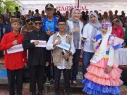 Saat Bakal Calon Presiden Kampanyekan Pemilu Damai Pada Karnaval Kemerdekaan di Kayuagung