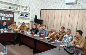 Diskominfo Muara Enim ikuti Rakor Apresiasi Keterbukaan Informasi Desa