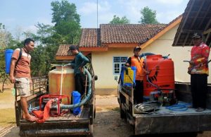 Kades di OKI ‘Sulap’ Mobil Bak Terbuka Jadi Armada ‘Tempur’ Buru Karhutla