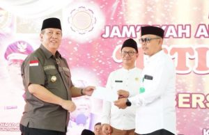 Pj. Bupati Hadiri giat istighosah dan doa bersama dalam rangka Sedekah Desa Talang Taling Tahun 2023