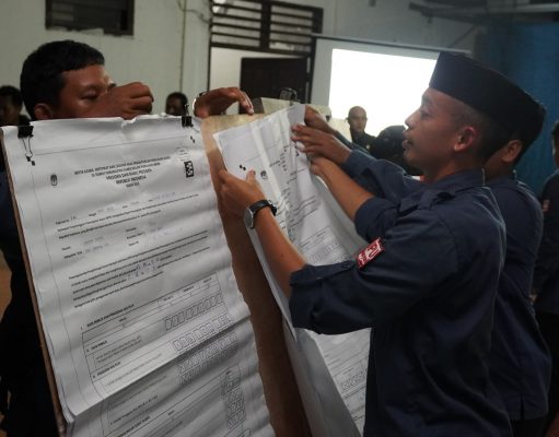 Hingga Dini Hari, Pj. Bupati dan Forkopimda OKI Pantau Pleno PPK di 4 Kecamatan