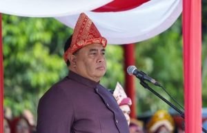 Sekda Muara Enim pimpin Upacara Hardiknas Tingkat Kabupaten 2024