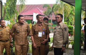Kunjungi Sejumlah Sekolah, Pj Bupati OKI Cek Fasilitas Belajar