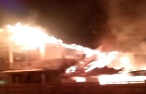 Kebakaran Gedung Sekolah Dasar Muhammadiyah Seri Kembang Payaraman Ogan Ilir Terjadi Tengah Malam Pukul 12.00 WIB