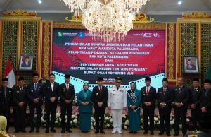 Pj Bupati OKI Ucap Selamat Pelantikan Pj Wako Palembang dan Perpanjangan Pj Bupati OKU