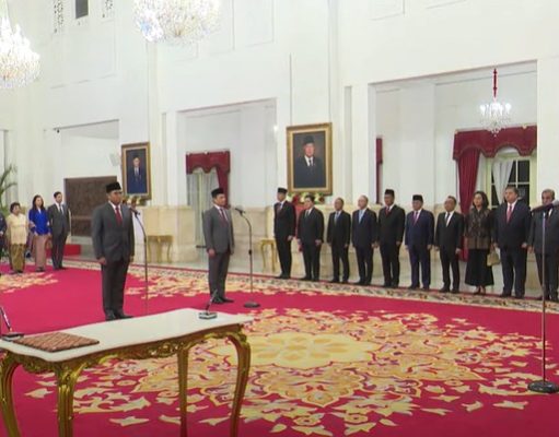 Sudaryono Ketua DPP APPSI Resmi di Lantik Presiden Joko Widodo Sebagai Wakil Menteri (Wamen) di Istana Kepresidenan.