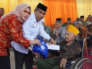 Jelang HUT RI, Pemkab OKI Gelar Aksi Peduli Veteran, Yatim dan Lansia