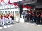 Semarakkan HUT RI Ke 79, Pj. Bupati Muara Enim Lomba Gerak Jalan Indah tingkat SD dan SMP se-Kabupaten