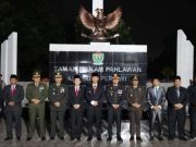 Forkompinda Muara Enim laksanakan apel kehormatan dan renungan suci di Taman Makam Pahlawan Ksatria Pertiwi
