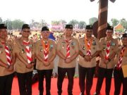 Hadiri upacara Hari Pramuka ke-63 tingkat Sumatera Selatan, ini pesan Pj. Bupati MUARA Enim