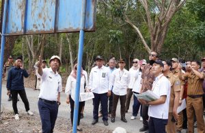 PN Kayuagung Gelar Sidang Lapangan Sengketa Hutan Kota