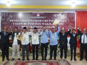 KPU OKI Tetapkan Nomor Urut Paslon Bupati dan Wakil Bupati 2024