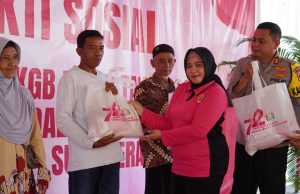 HKGB ke-72 Bhayangkari OKI Gelar Baksos Hingga Sembako Murah