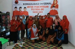 PDI Perjuangan OKI Gelar Rapat Konsolidasi, Abdiyanto Tekankan Jati Diri Partai