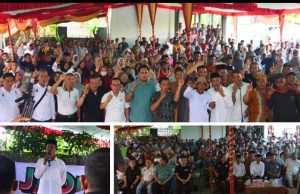 Tegaskan Komitmen, Paslon JADI Kukuhkan Tim di Desa Penyandingan