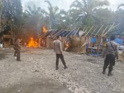 Dukung Program Asta Cita 100 Hari kerja Pemerintah (Presiden RI Prabowo-Gibran) – Kapolres Binjai AKBP Bambang : Ratakan Barak Narkoba di Pondok Kloneng