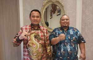 Rainaldy Stanza AZ Ketua Pengurus Wilayah IWO Sumsel Silaturahmi bersama Ketua DPRD Provinsi Sumsel Andie Dinialdie, S.E.,M.M.