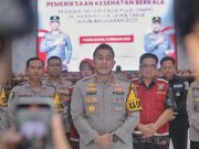 Peduli Kesehatan : Polres Blitar Laksanakan Cek Kesehatan Berkala