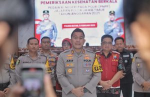 Peduli Kesehatan : Polres Blitar Laksanakan Cek Kesehatan Berkala