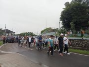 Jalani silaturahmi antara Perusahaan dan Karyawan, HUT Ke 10 PT SBS Gelar Jalan Santai Bersama