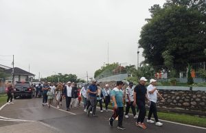 Jalani silaturahmi antara Perusahaan dan Karyawan, HUT Ke 10 PT SBS Gelar Jalan Santai Bersama
