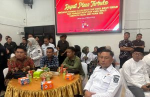 Lapas Muara Enim Hadiri Rapat Pleno Penetapan Paslon Terpilih Pilkada Serentak Tahun 2024 di KPU Muara Enim