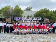 Kepala SMKN 1 Intan Lantik 14 Anggota PMR