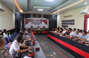Polres Muara Enim Gelar Sosialisasi dan Supervisi Hukum oleh Bidkum Polda Sumsel