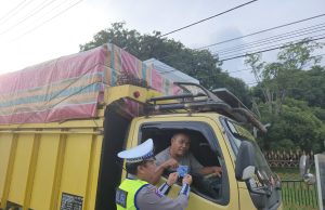 Operasi Keselamatan Musi 2025: Penegakan Disiplin Lalu Lintas di Jalan Jend. Sudirman, Muara Enim