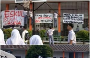 Siswa SMA Negeri 11 Medan Gelar Aksi, Desak Evaluasi Kepemimpinan Kepala Sekolah