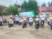 Kapolres Pidie Jaya Luncurkan Program Pekarangan Pangan Lestari di SMPN 1 Trienggadeng