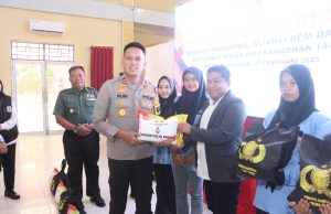 Baksos Presisi Polres Banyuasin bersama Mahasiswa dan Pemuda Jelang Ramadhan 1446 H / 2025 M