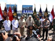 Menhan Serahkan Maung MV3 Buatan Pindad di Lanud Husein