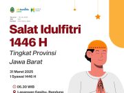 Gubernur Jabar Dedi Mulyadi Salat Idulfitri di Lapangan Gasibu